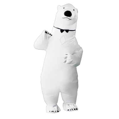 Надувной карнавальный костюм Белый медведь FZ1593-1