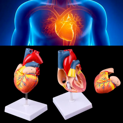 Анатомическая модель сердца человека Bone NumbX1 пронумерованная-7