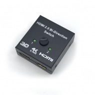 Переключатель - разветвитель BI-DI 1HDMI:2HDMI, 4K, 30Hz, 3D